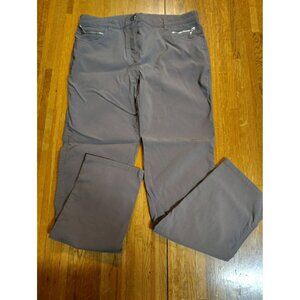 Stehmann comfort line "Diane" pull on stretch trousers pants khaki women 6 petit